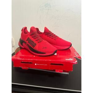 PUMA Men's Softride Premier Slip On High Risk Red Black Shoes Sneakers Size read